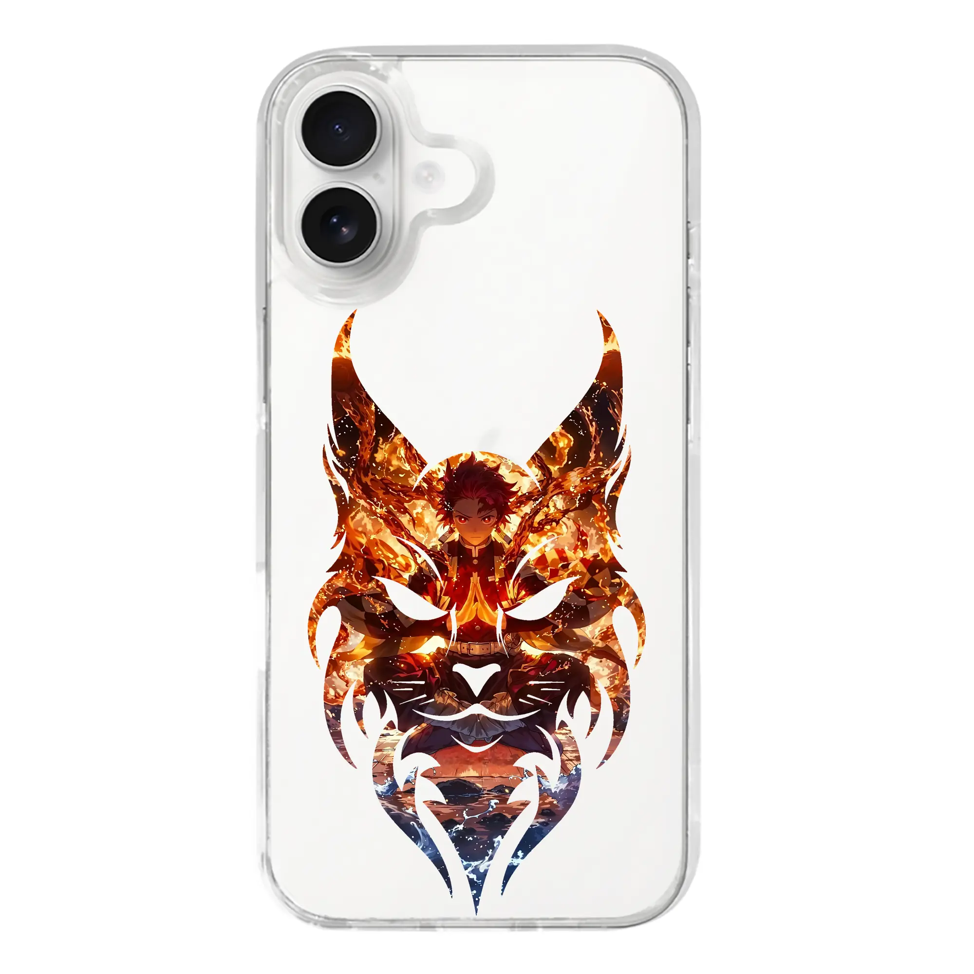 鬼滅の刃 グッズ,竈門 炭治郎 - iPhone 17シリーズ 透明スマホケース – 薄型・耐衝撃・精密フィット保護カバー